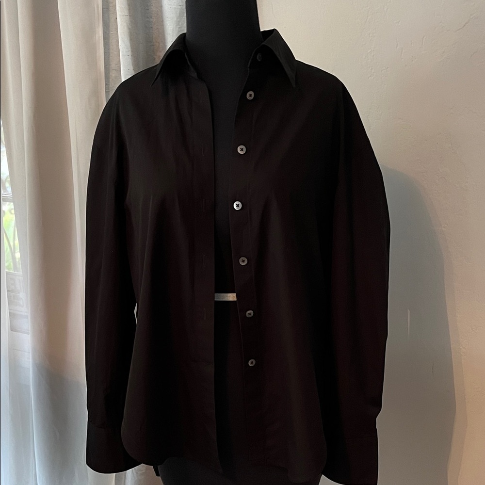 Babaton women’s Black Button Down Shirt